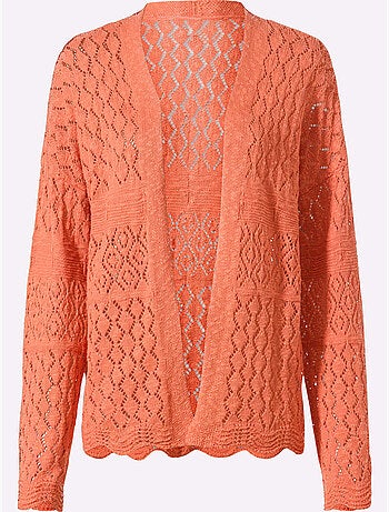 Gilet Ajouré Motif Ajouré Léger - Taille Standard - Helline