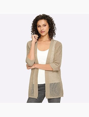 Gilet ajouré motif ajouré léger - taille standard - helline