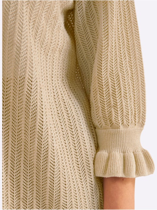 Gilet Ajouré Motif Ajouré Léger - Taille Standard - Sheego - Kiabi