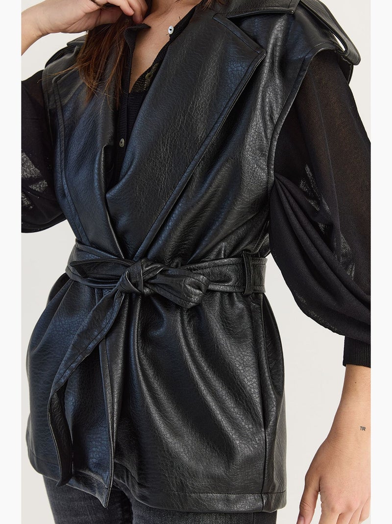 Gilet ajusté lucci Noir - Kiabi