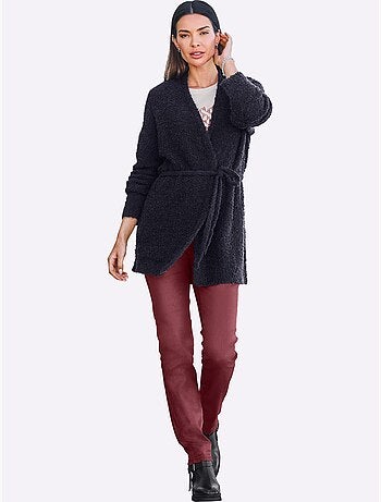 Gilet Aspect Bouclé élégant - Taille Standard - Helline