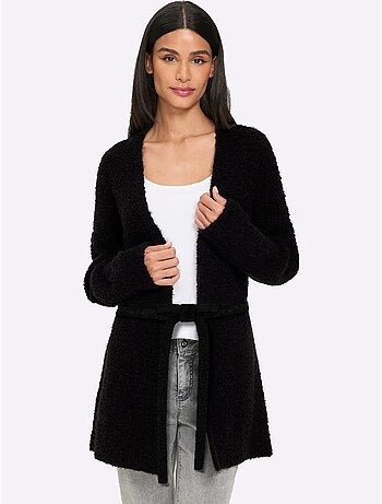 Gilet Aspect Bouclé élégant - Taille Standard - Helline