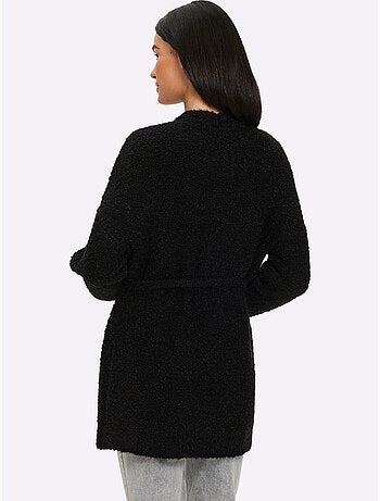 Gilet Aspect Bouclé élégant - Taille Standard - Helline