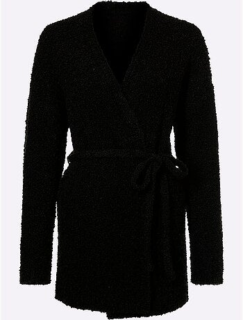 Gilet Aspect Bouclé élégant - Taille Standard - Helline