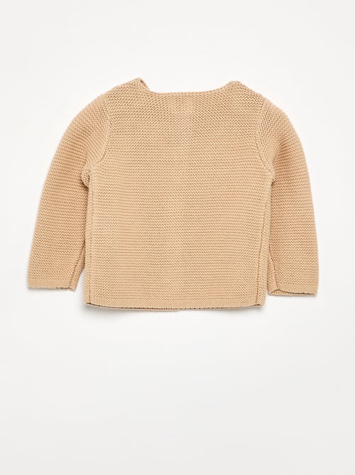 Gilet au point mousse - Kiabi Gilet au point mousse - Kiabi