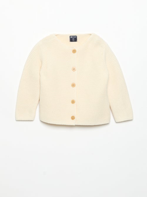 Gilet au point mousse - Kiabi Gilet au point mousse - Kiabi