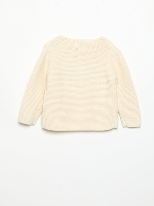 Gilet au point mousse - Kiabi Gilet au point mousse - Kiabi