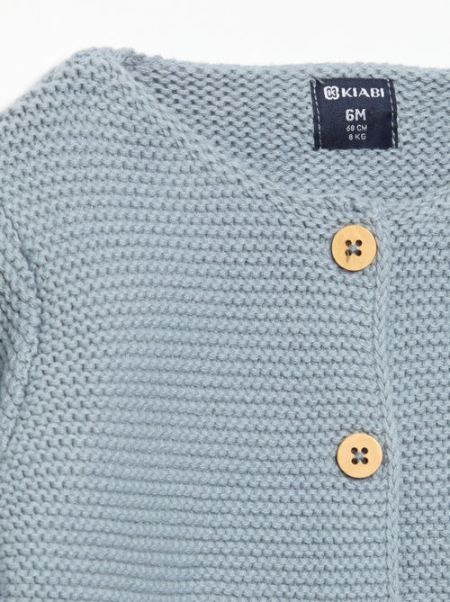 Gilet au point mousse - Kiabi Gilet au point mousse - Kiabi