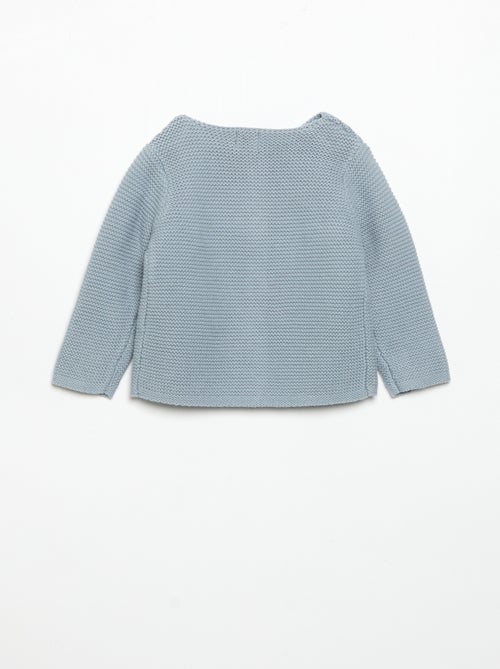 Gilet au point mousse - Kiabi Gilet au point mousse - Kiabi