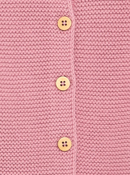 Gilet au point mousse - Kiabi