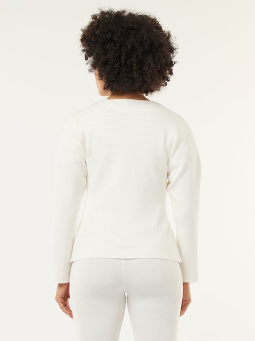 Gilet avec boutons dorés - Kiabi