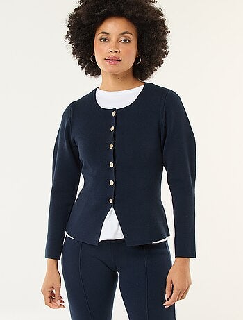 Gilet avec boutons dorés