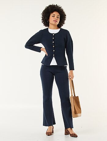 Gilet avec boutons dorés