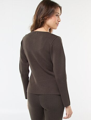 Gilet avec boutons dorés