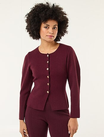 Gilet avec boutons dorés