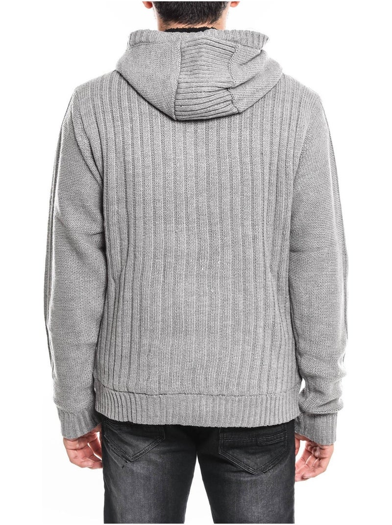 Gilet avec capuche lispec Gris clair - Kiabi