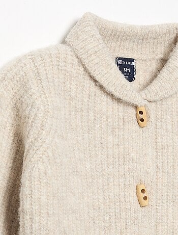 Gilet avec col châle