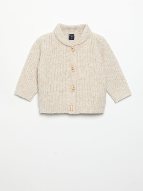Gilet avec col châle - Kiabi