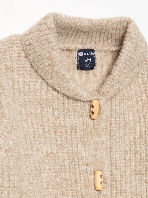 Gilet avec col châle - Kiabi