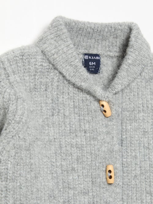 Gilet avec col châle - Kiabi