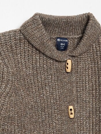 Gilet avec col châle