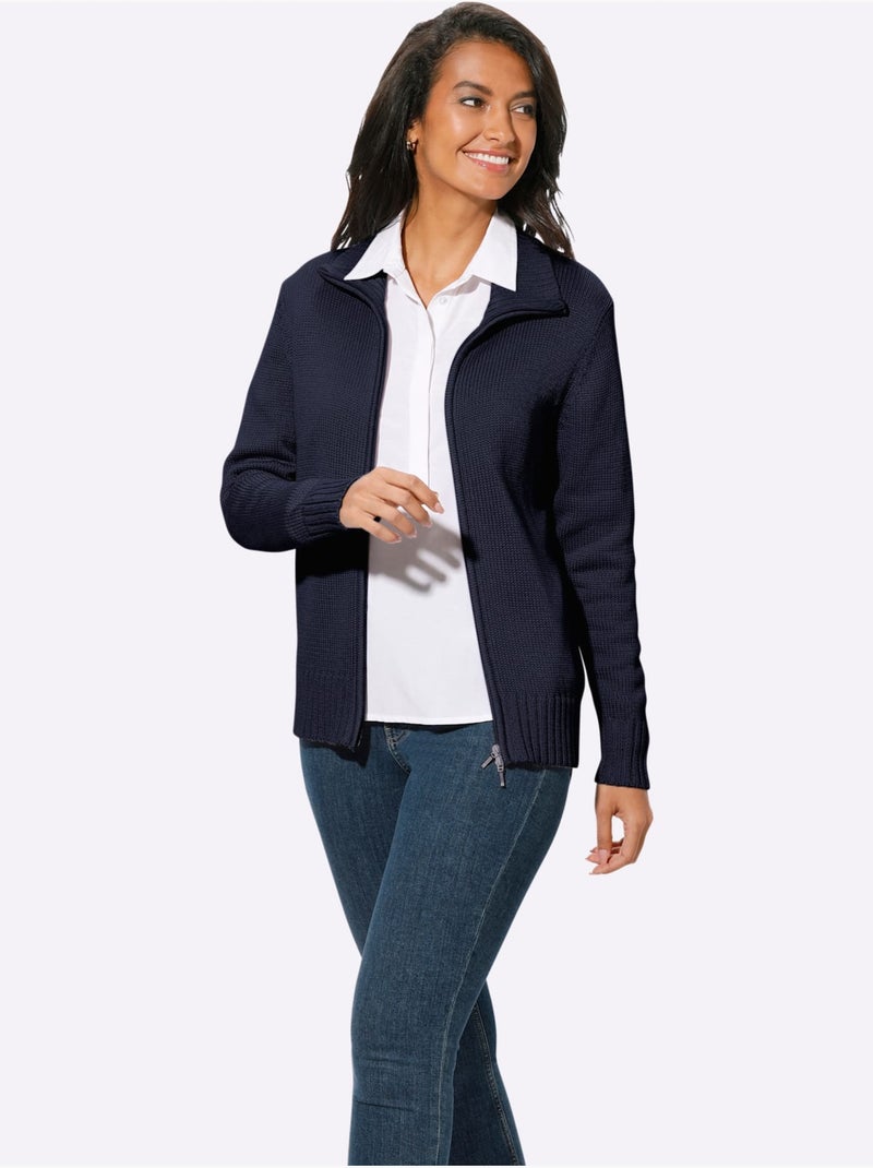 Gilet Avec Coton - Taille Standard - Witt Bleu marine - Kiabi