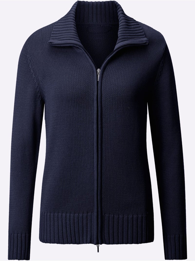Gilet Avec Coton - Taille Standard - Witt Bleu marine - Kiabi