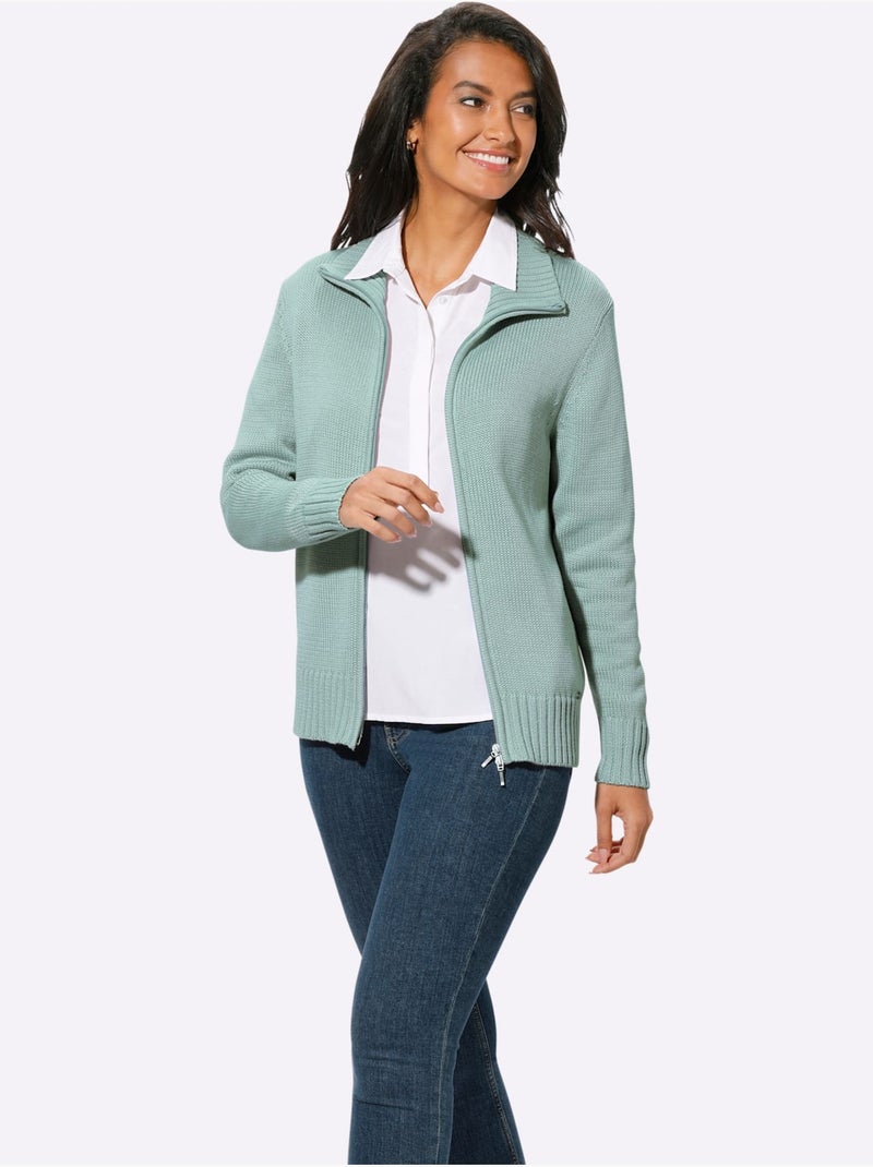 Gilet Avec Coton - Taille Standard - Witt Menthe - Kiabi
