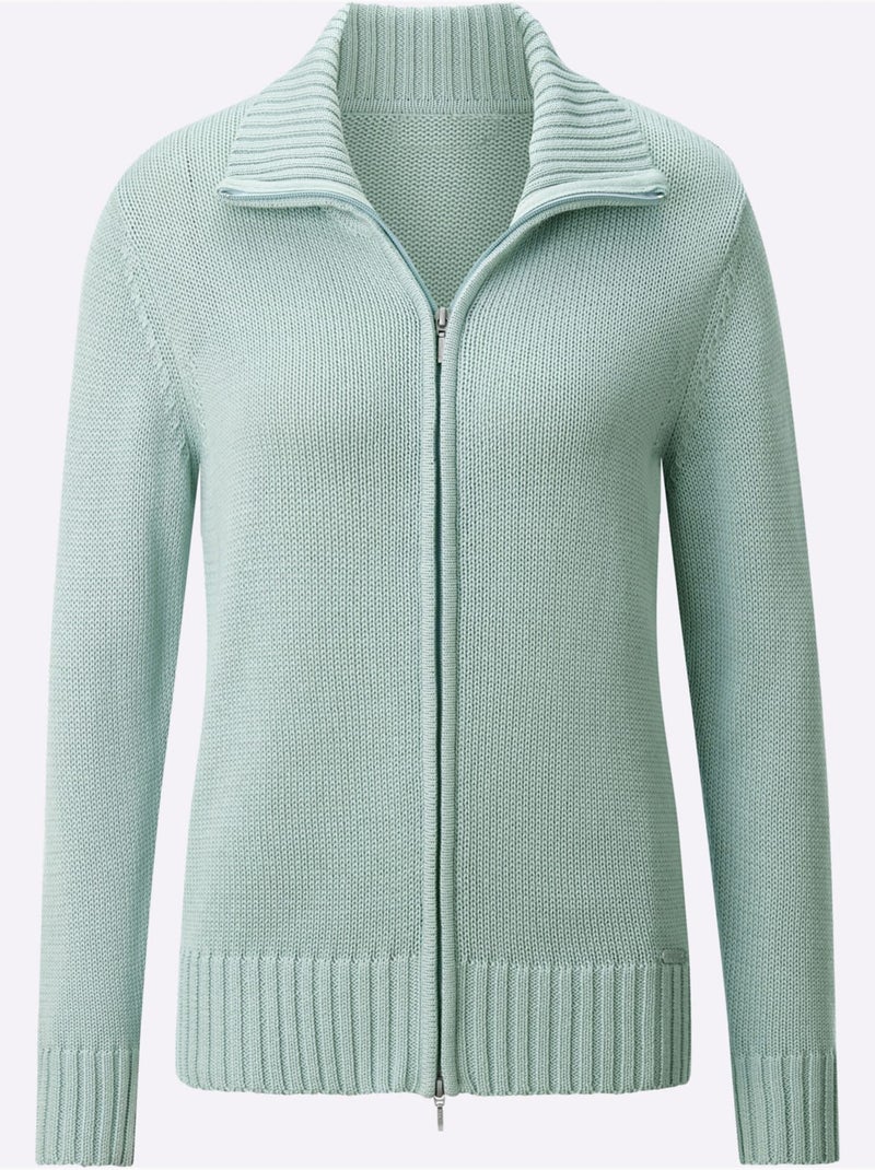 Gilet Avec Coton - Taille Standard - Witt Menthe - Kiabi