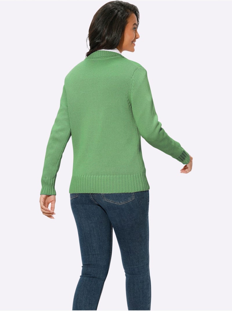 Gilet Avec Coton - Taille Standard - Witt Vert clair - Kiabi