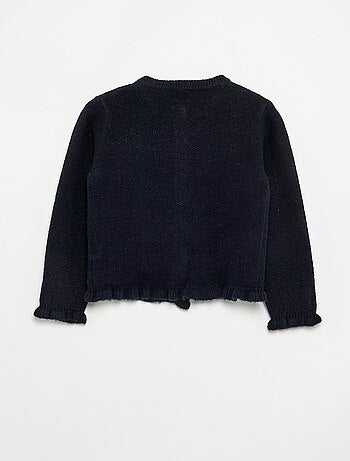 Gilet avec finitions froncées
