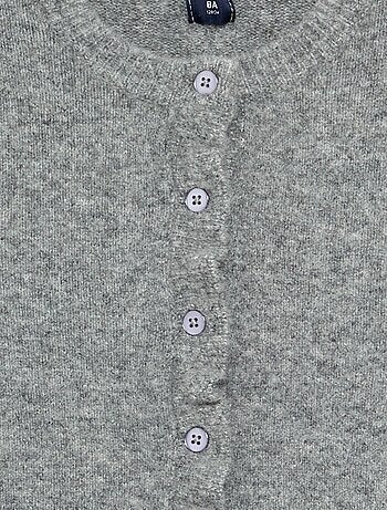 Gilet avec finitions froncées