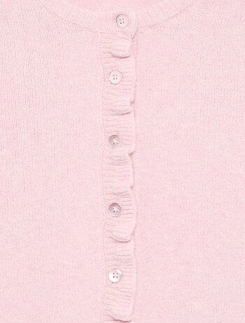 Gilet avec finitions froncées