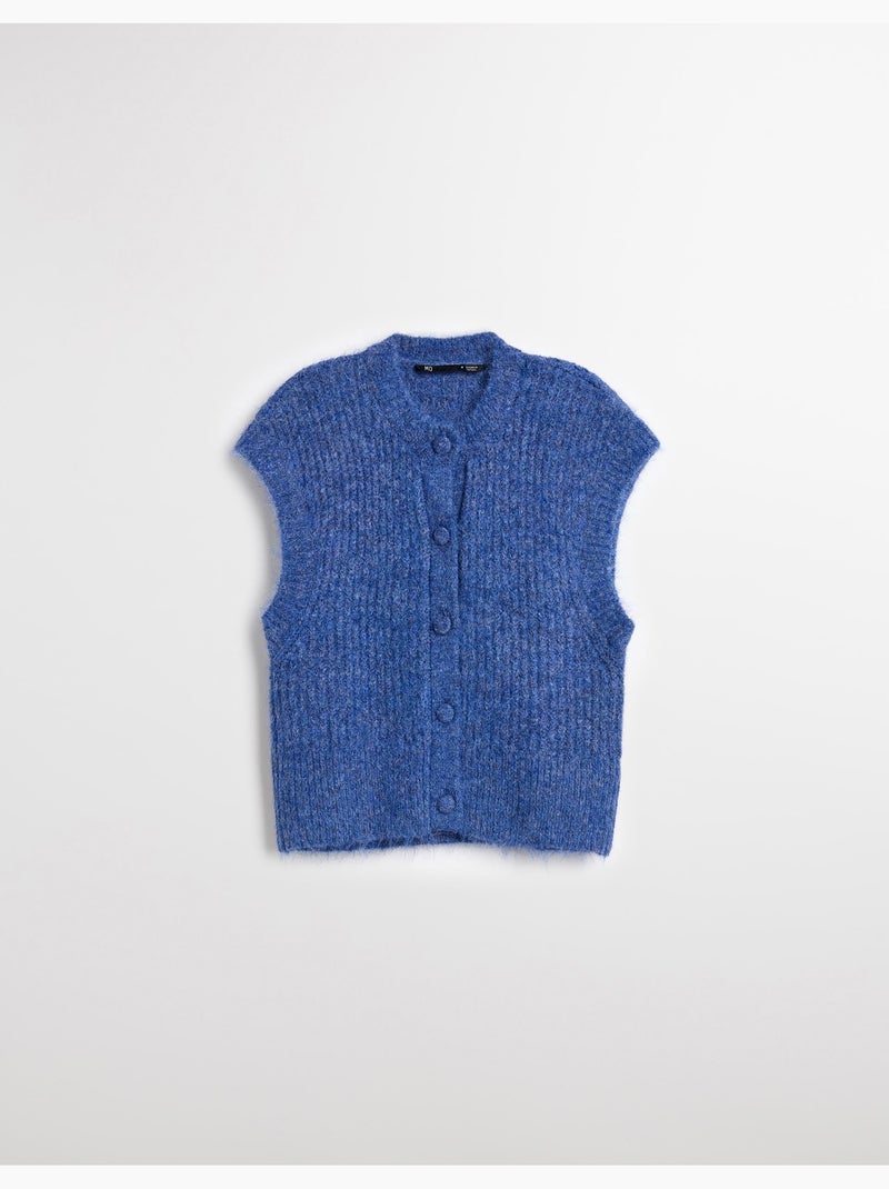 Gilet avec laine, MO Fashion Bleu - Kiabi