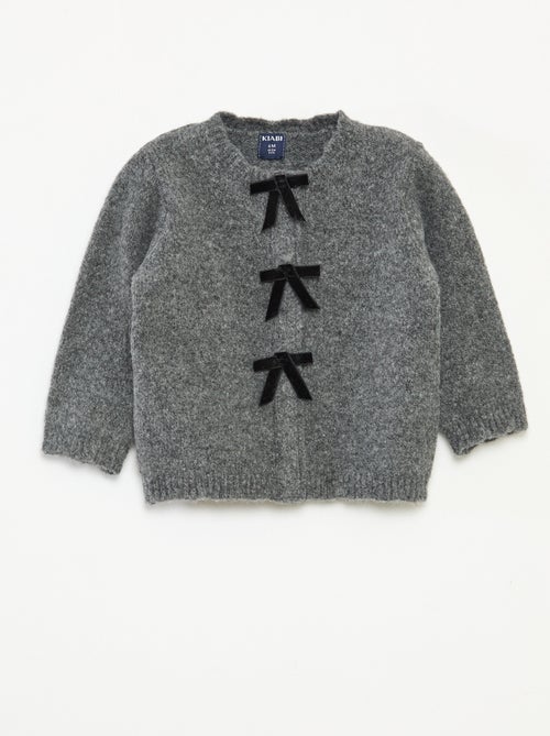 Gilet avec ouverture noeuds - Kiabi