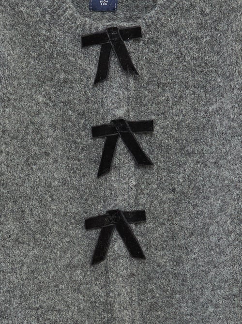 Gilet avec ouverture noeuds - Kiabi