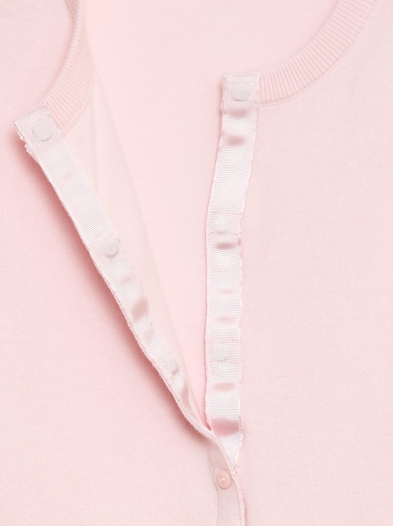 Gilet basique -  Facile à enfiler Rose - Kiabi