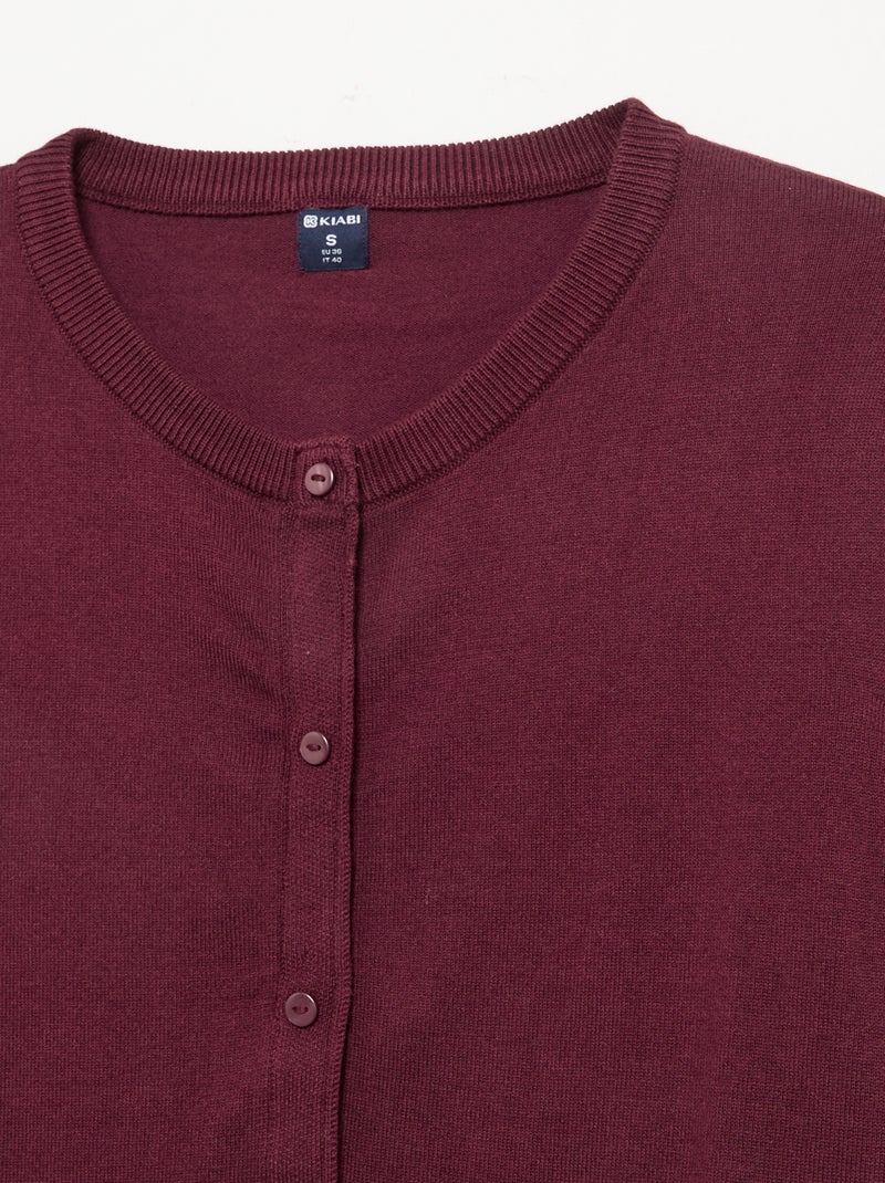 Gilet basique -  Facile à enfiler Rose - Kiabi
