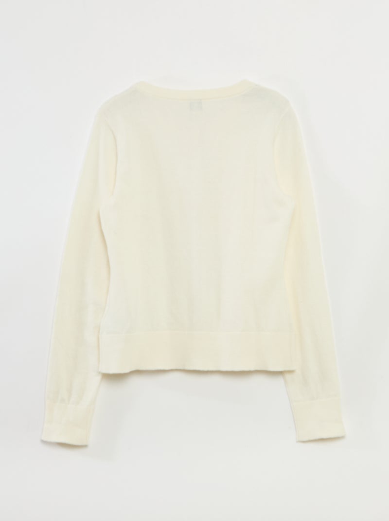 Gilet basique - So Easy Blanc - Kiabi