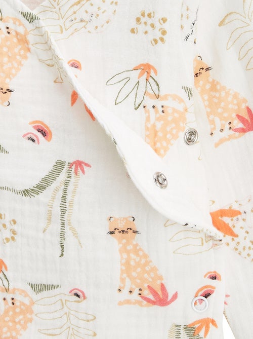 Gilet bébé en gaze de coton Sierra - Kiabi