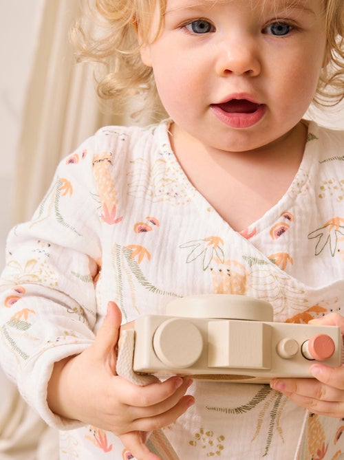 Gilet bébé en gaze de coton Sierra - Kiabi