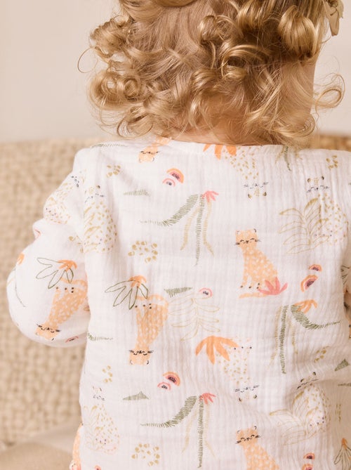 Gilet bébé en gaze de coton Sierra - Kiabi