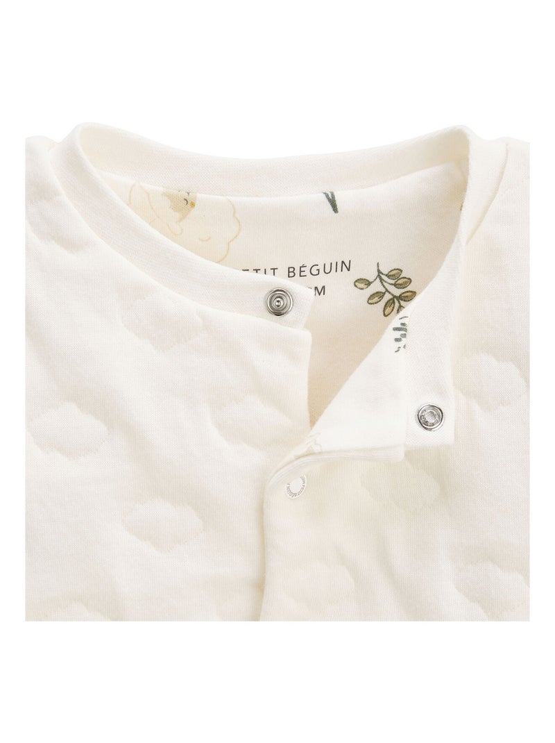 Gilet bébé en molleton Câlins Ecru - Kiabi