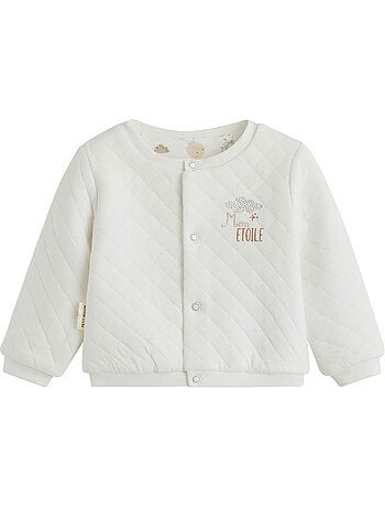 Gilet bébé en molleton Eliah