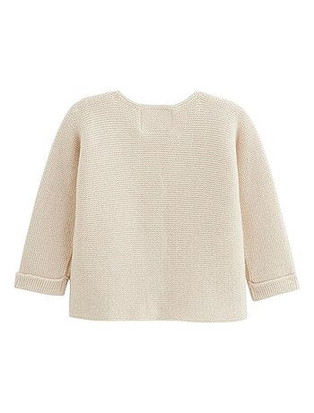 Gilet bébé en tricot Lou
