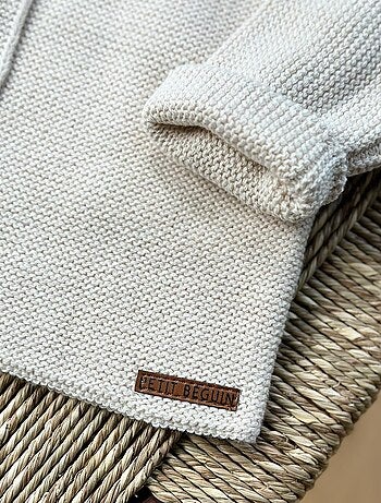 Gilet bébé en tricot Lou
