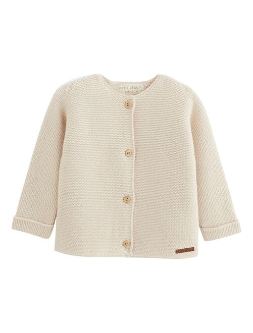 Gilet bébé en tricot Lou - Kiabi