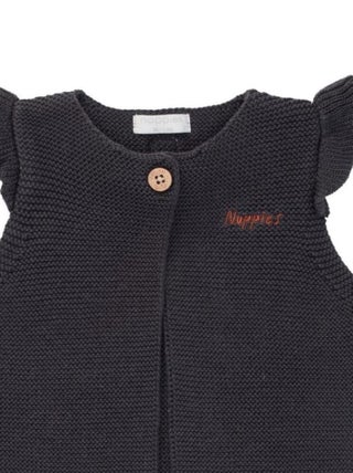 Gilet Bébé Fille Sans Manches Bleu Marine