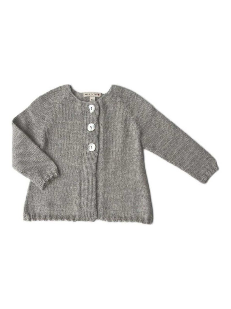 Gilet Bébé Malou en Alpaga Gris Gris - Kiabi