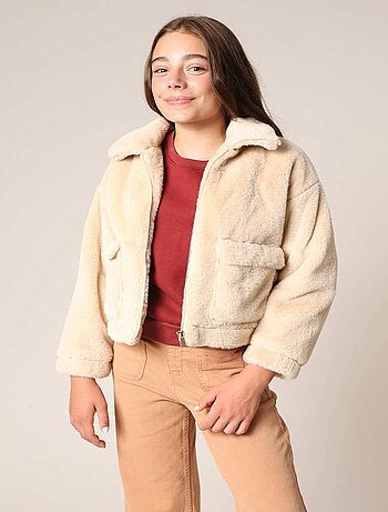 Gilet bicolore pour garçon en polaire douce
'Deeluxe'